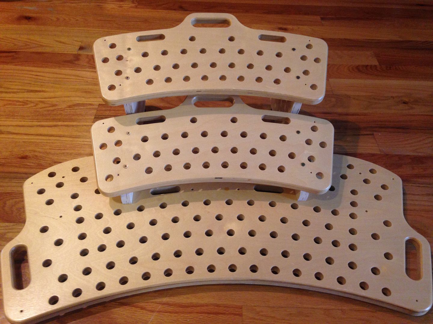 Sold Holeyboard Triple Wide pedal board birch The Gear Page